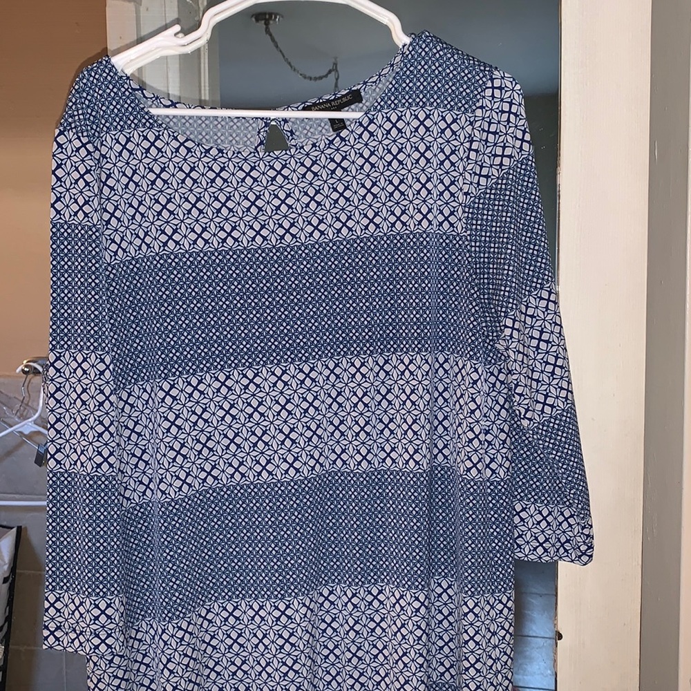 Banana Republic Dress Size Large Long Sleeved